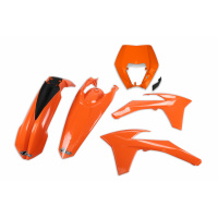 Plastic Kit orange for Ktm EXC 125/XC W125 - EXC 200 - EXC 250/XC W250 - EXC-F 250/XCF W250 - EXC 300/XC W300 - EXC-F 350/XC....