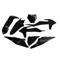 Plastic kit Ktm - black - REPLICA PLASTICS - KTKIT522-001 - UFO Plast