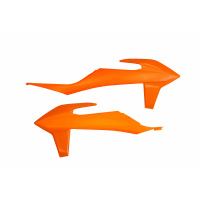 Radiator covers - orange 127 - Ktm - REPLICA PLASTICS - KT04092-127 - UFO Plast