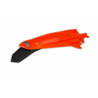 Rear fender / Enduro LED - neon orange - Ktm - REPLICA PLASTICS - KT04097-FFLU - UFO Plast