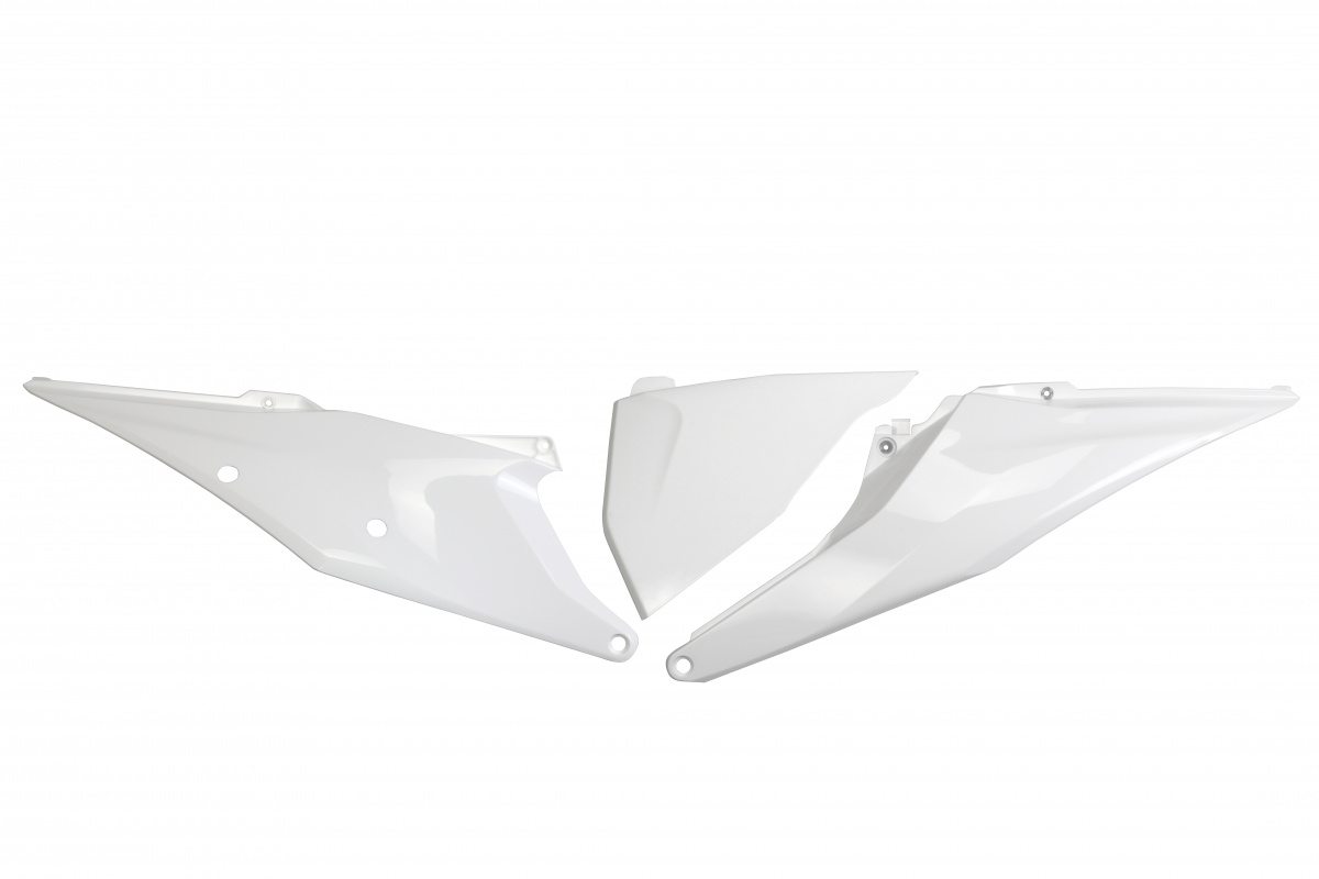 Side Panels white for Ktm SX 250/XC 250 - SX 125/XC 125 - EXC 125/XC W125 - SX 150 - EXC 150/XC W150 / XC W150TPI - EXC 250/....