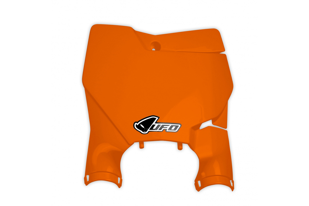 Front Number Plate orange for Ktm SX 250/XC 250 - SX 125/XC 125 - SX 150 - SX-F 350/XCF 350 - SX-F 450/XCF 450 - SX-F 250/XC....