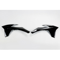 Radiator covers - black - Ktm - REPLICA PLASTICS - KT04022-001 - UFO Plast