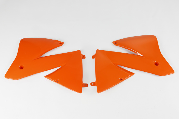 Radiator covers / SX - orange 127 - Ktm - REPLICA PLASTICS - KT03066-127 - UFO Plast