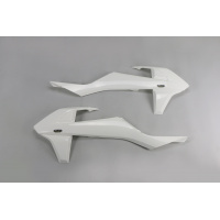 Radiator covers / No SX 250 16 - white 047 - Ktm - REPLICA PLASTICS - KT04061-047 - UFO Plast