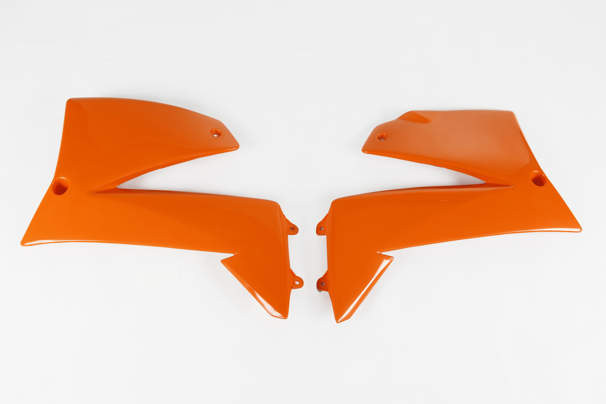 Radiator covers - orange 127 - Ktm - REPLICA PLASTICS - KT03013-127 - UFO Plast