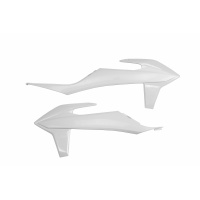 Radiator covers - white 047 - Ktm - REPLICA PLASTICS - KT04092-047 - UFO Plast