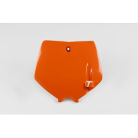 Front number plate - orange 127 - Ktm - REPLICA PLASTICS - KT03071-127 - UFO Plast