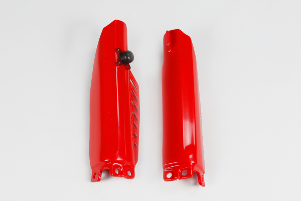 Fork slider protectors + quick starter - red 070 - Honda - REPLICA PLASTICS - HO04611-070 - UFO Plast