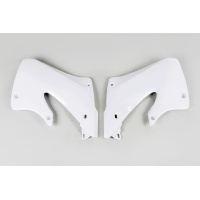 Radiator covers - white 041 - Honda - REPLICA PLASTICS - HO03601-041 - UFO Plast