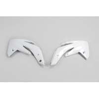 Radiator covers - white 041 - Honda - REPLICA PLASTICS - HO04619-041 - UFO Plast