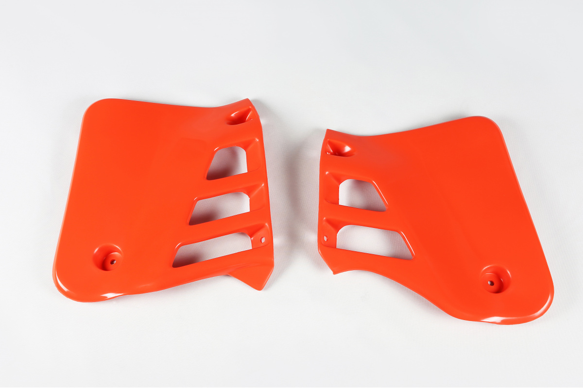 Radiator covers - orange CR 90 - Honda - REPLICA PLASTICS - HO02602-121 - UFO Plast