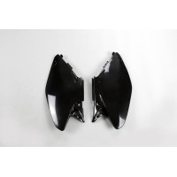 Side panels - black - Honda - REPLICA PLASTICS - HO03658-001 - UFO Plast