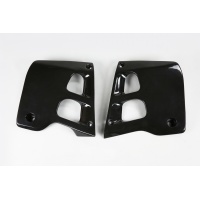 Radiator Covers black for Honda CR 125 (1991-92) - CR 250 (1990-91) - REPLICA PLASTICS - HO02625-001 - Ufo Plast