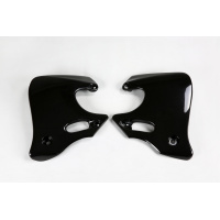 Radiator covers - black - Honda - REPLICA PLASTICS - HO02653-001 - UFO Plast