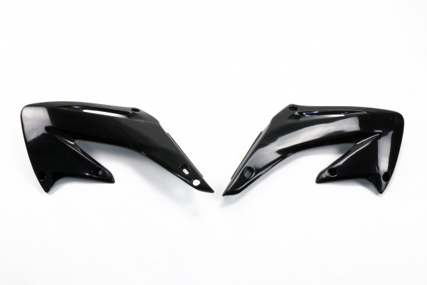 Radiator covers - black - Honda - REPLICA PLASTICS - HO03689-001 - UFO Plast