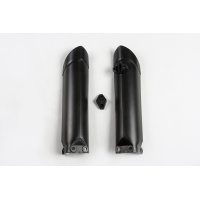 Fork slider protectors - black - Husqvarna - REPLICA PLASTICS - HU03381-001 - UFO Plast