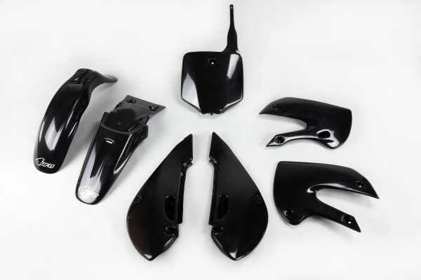 Plastic kit Kawasaki - black - REPLICA PLASTICS - KA37002-001 - UFO Plast