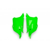 Side panels - neon green - Kawasaki - REPLICA PLASTICS - KA04729-AFLU - UFO Plast