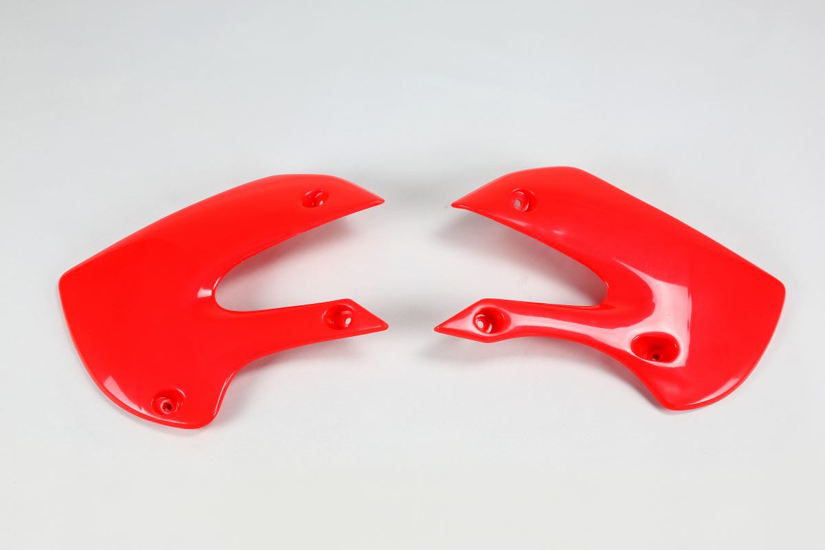 Radiator covers - red 070 - Kawasaki - REPLICA PLASTICS - KA03733-070 - UFO Plast