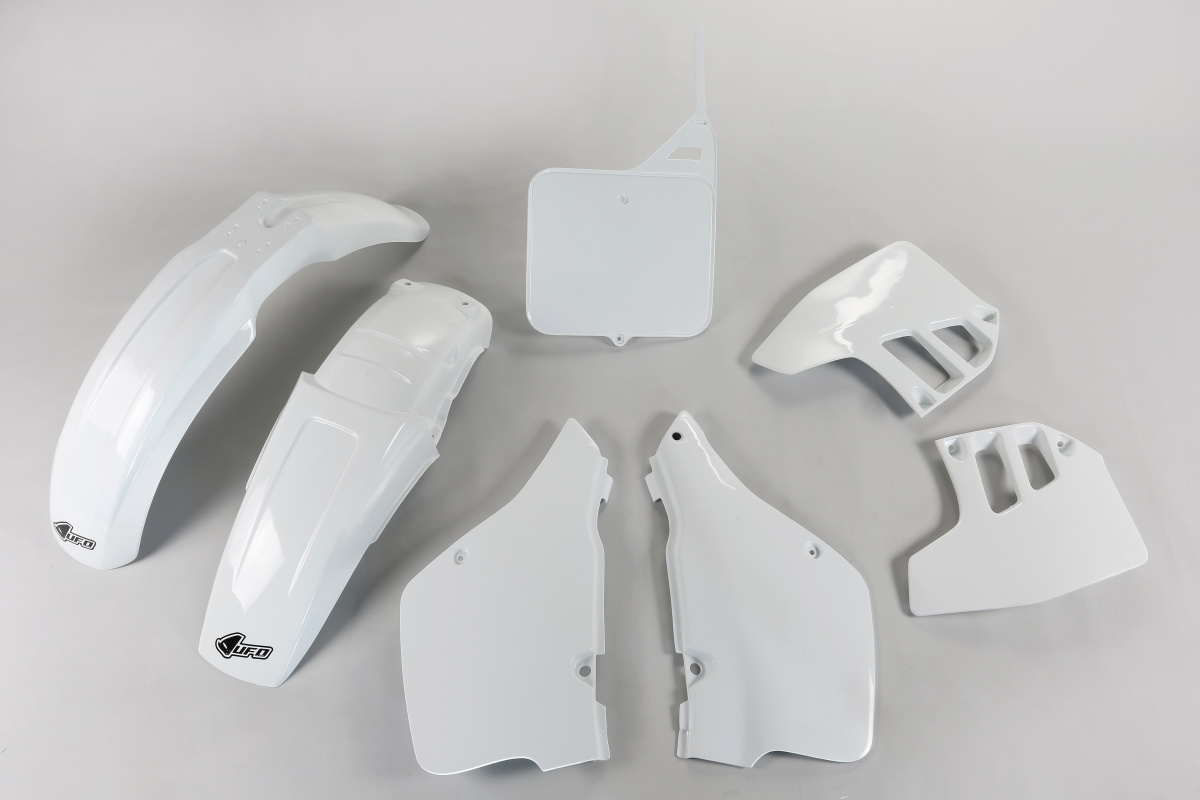 Plastic Kit white for Suzuki RM 125 (1992) - REPLICA PLASTICS - SUKIT397-041 - Ufo Plast