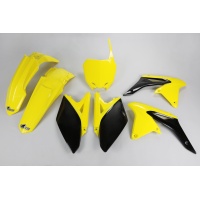 Plastic Kit OEM Color 10 for Suzuki RMZ 250 (2010-18) - REPLICA PLASTICS - SUKIT411-999 - Ufo Plast