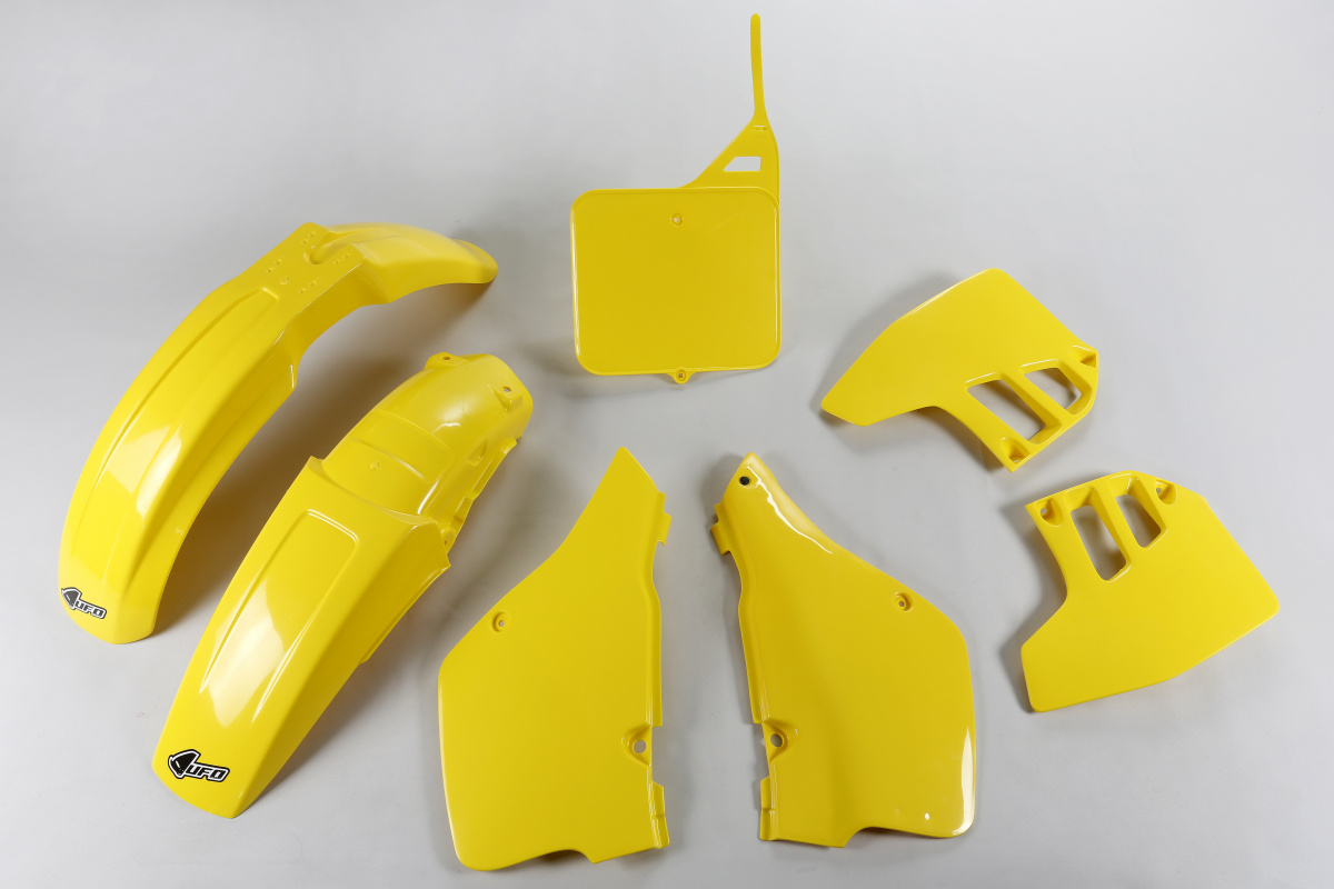 Plastic Kit yellow for Suzuki RM 125 (1992) - REPLICA PLASTICS - SUKIT397-101 - Ufo Plast