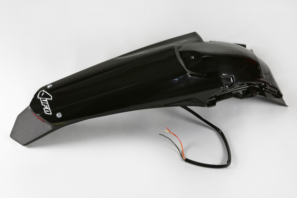 Rear fender / Enduro LED - black - Suzuki - REPLICA PLASTICS - SU04934-001 - UFO Plast