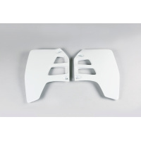 Radiator Covers white for Suzuki RM 125 (1992) - RM 250 (1989-92) - REPLICA PLASTICS - SU02909-041 - Ufo Plast