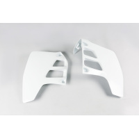 Radiator Covers white for Suzuki RM 125 (1989-91) - REPLICA PLASTICS - SU02908-041 - Ufo Plast