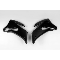 Radiator covers - black - Yamaha - REPLICA PLASTICS - YA03888-001 - UFO Plast