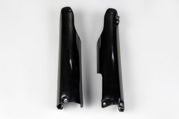 Fork slider protectors - black - Yamaha - REPLICA PLASTICS - YA03872-001 - UFO Plast