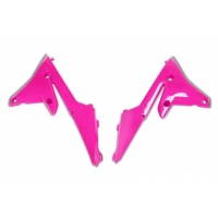 Radiator Covers neon pink for Yamaha YZF 250 (2014-18) - WRF 250 (2015-19) - YZF 450 (2014-17) - WRF 450 (2016-18) - REPLICA ...