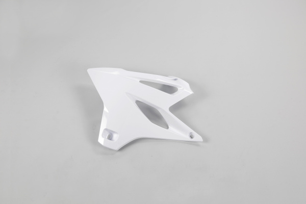 Radiator covers - white 046 - Yamaha - REPLICA PLASTICS - YA04847-046 - UFO Plast