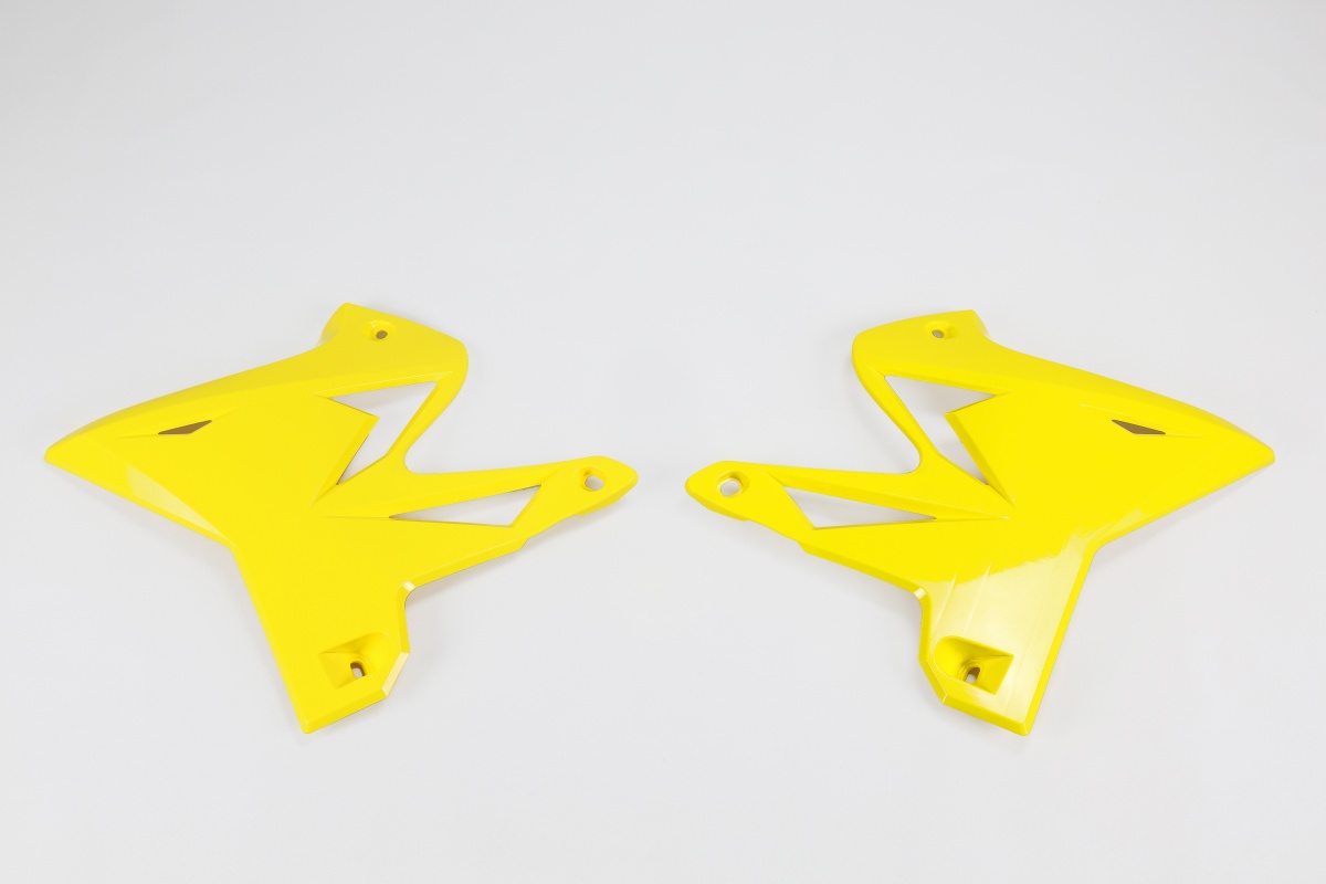 Radiator Covers yellow for Yamaha YZ 125 (2002-14) - YZ 250 (2002-14) - REPLICA PLASTICS - YA04834-101 - Ufo Plast