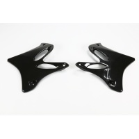 Radiator Covers black for Yamaha YZ 125 (2002-14) - YZ 250 (2002-14) - REPLICA PLASTICS - YA03846-001 - Ufo Plast