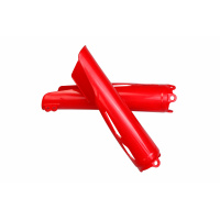 Fork Slider Protectors red for Honda CRF 250R (2019-25) - CRF 450R (2019-25) - CRF 250RX (2019-25) - CRF 450RX (2019-25) - RE...