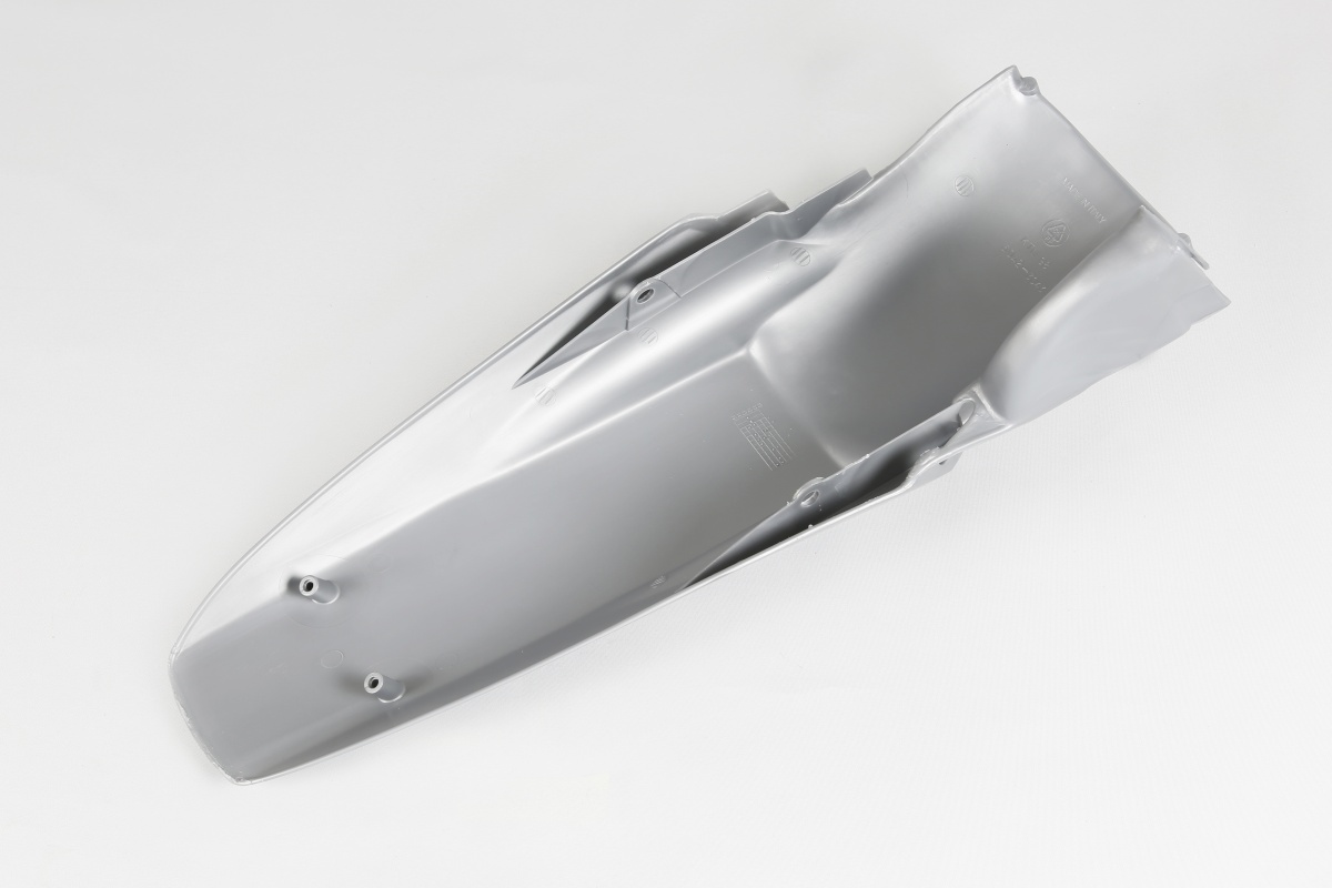 Rear fender / With pins - silver - Ktm - REPLICA PLASTICS - KT03067-340 - UFO Plast