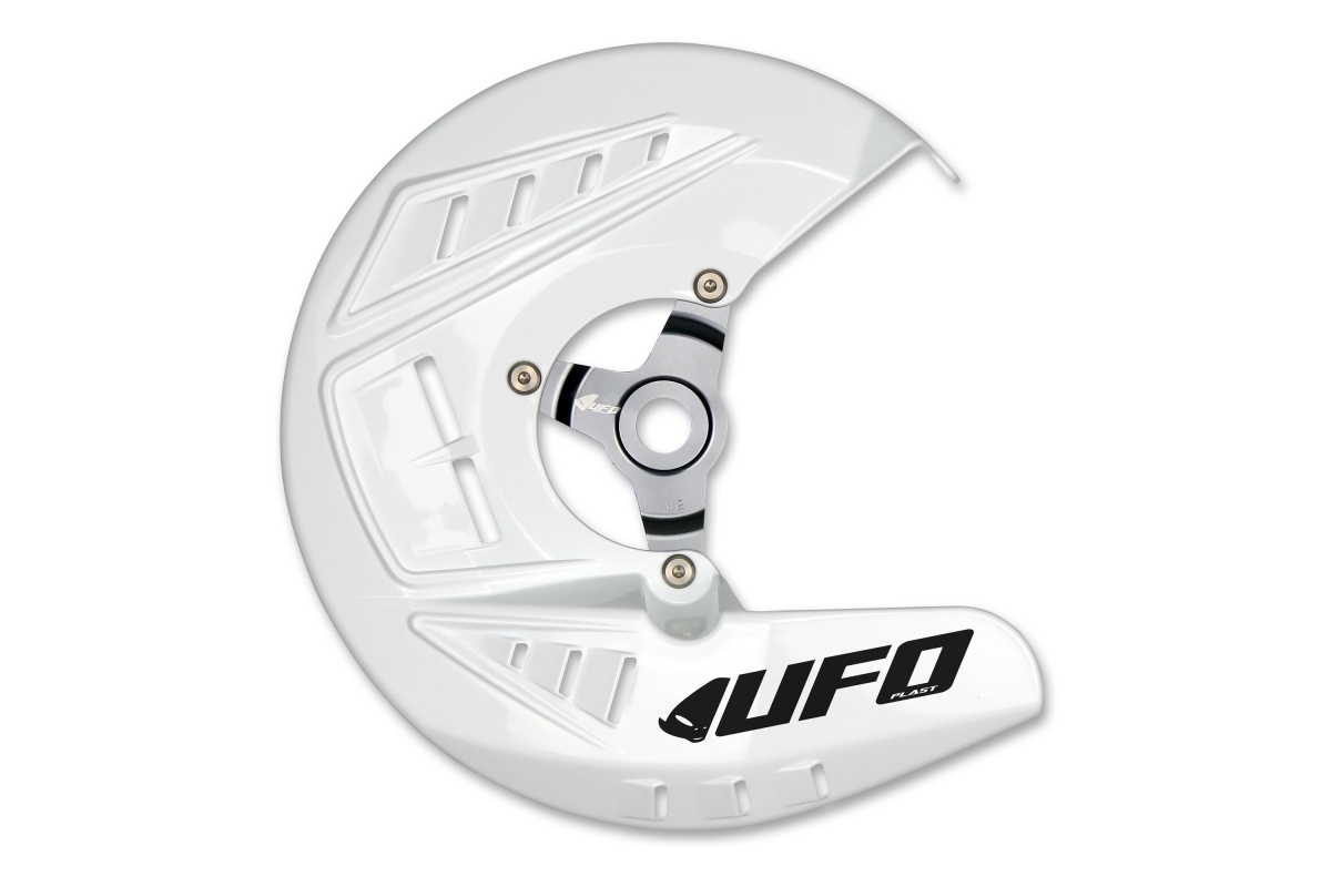 Disc Covers white for Honda CRF 250R (2013-21) - CRF 450R (2013-20) - CRF 250RX (2019-21) - CRF 450RX (2017-20) - REPLICA PLA...