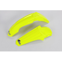 Fenders Kit neon yellow for Suzuki RM 85 (2000-25) - REPLICA PLASTICS - SUFK405K-DFLU - Ufo Plast