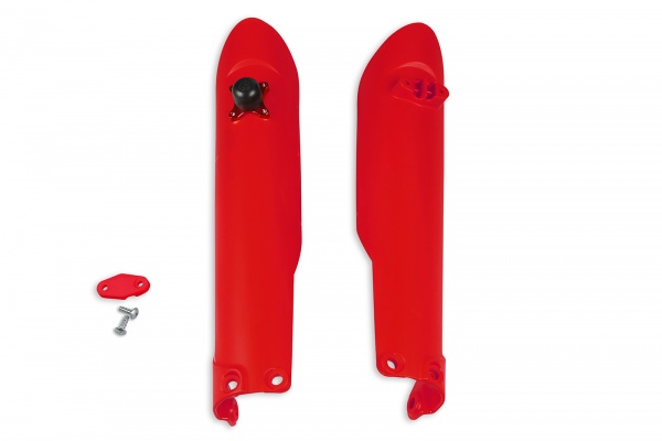 Fork slider protectors + quick starter - red 062 - Gas Gas - REPLICA PLASTICS - GG07136-062 - UFO Plast