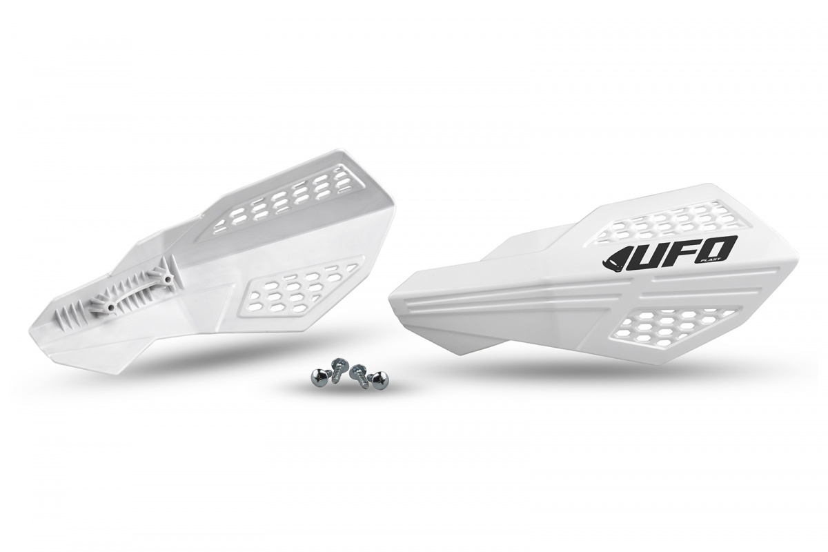 Motocross Honda specific handguards white - REPLICA PLASTICS - HO05613-041 - UFO Plast