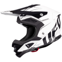 Motocross helmet Diamond black and white - ADULT - He052 - UFO Plast