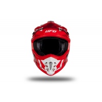 Motocross helmet Intrepid red and black glossy - Helmets - HE172 - UFO Plast