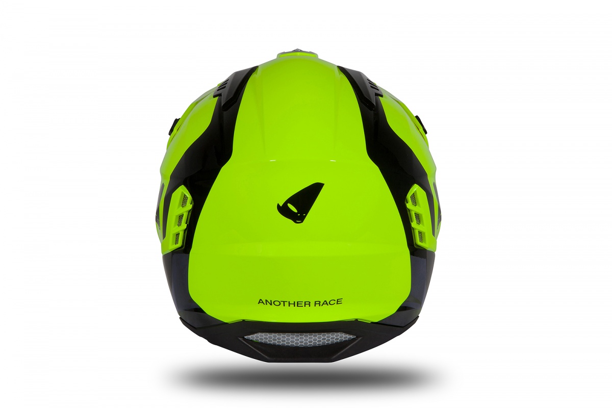 Jet helmet Sheratan neon yellow and black glossy - Helmets - HE183 - UFO Plast