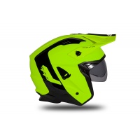 Jet helmet Sheratan neon yellow and black glossy - Helmets - HE183 - UFO Plast