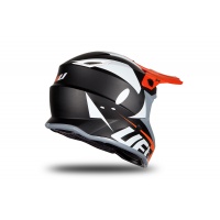 Motocross helmet for kids neon orange and black matt - Helmets - HE192 - UFO Plast