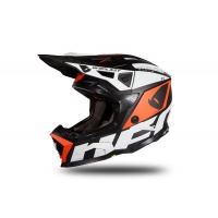 Motocross helmet Echus black, orange and white matt - NEW PRODUCTS - HE171 - UFO Plast