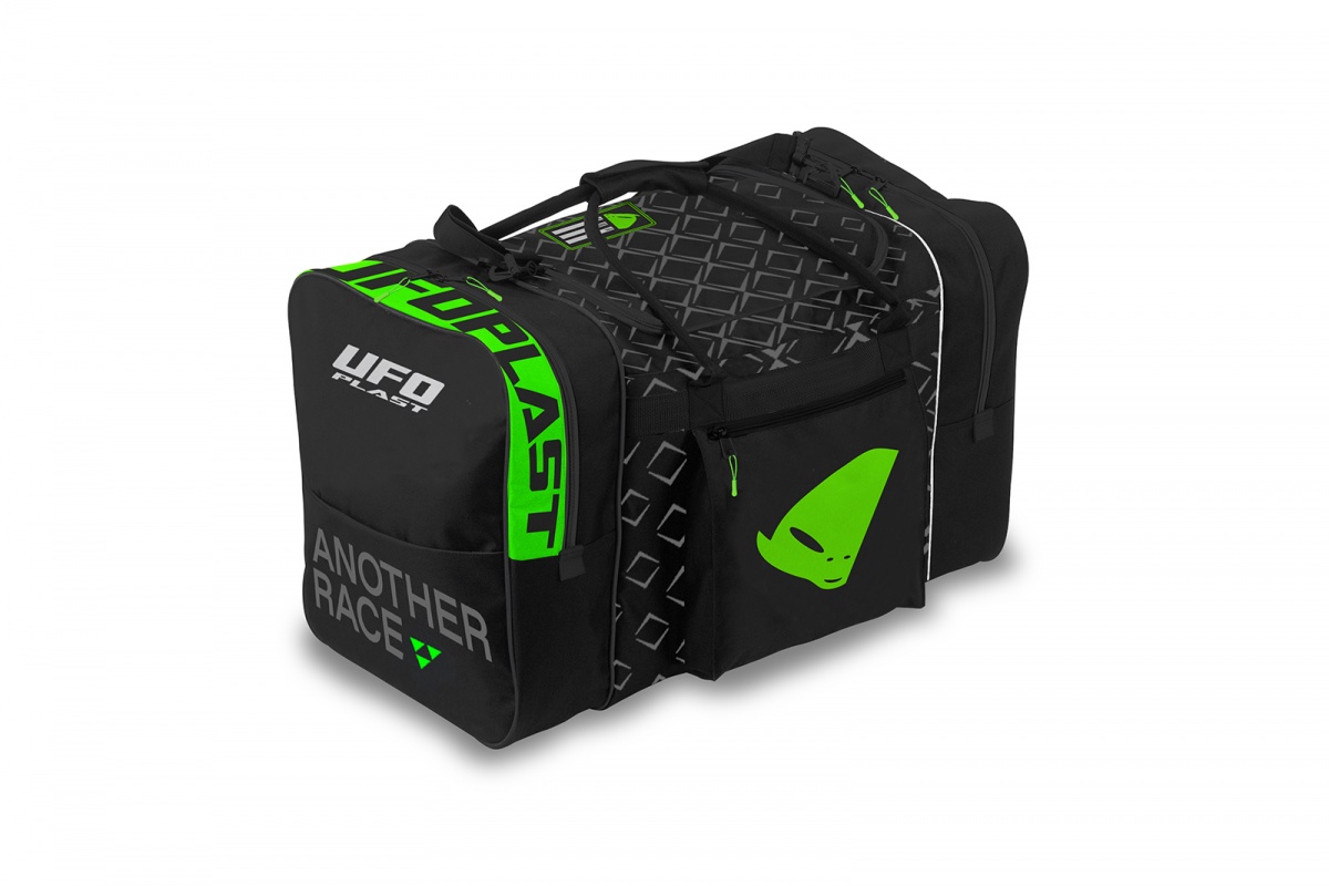 Large Gear Bag black and green - Bags - MB02259 - Ufo Plast