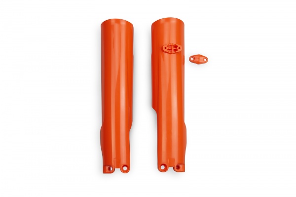 FORK SLIDER PROTECTORS - ORANGE - KTM - REPLICA PLASTICS - KT05014-127 - UFO Plast